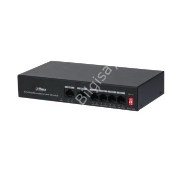 DAHUA PFS3006-4ET-36 4 PORT POE 10/100 2FE UPLINK 36W YONETILEMEZ SWITCH