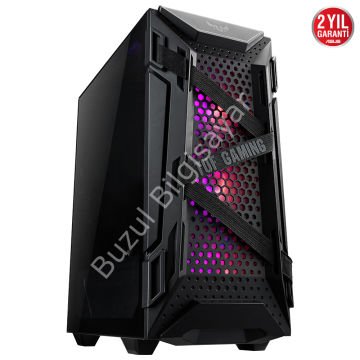 ASUS TUF GAMING GT301 PSU YOK 4x12CM ARGB FAN ATX TEMPERLİ SİYAH GAMING KASA