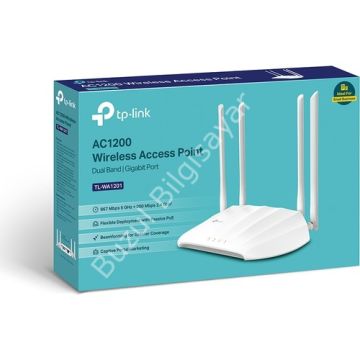 TP-LINK TL-WA1201 300+867MBPS 1PORT 4 ANTEN 2.4/5GHz INDOOR ACCESS POINT