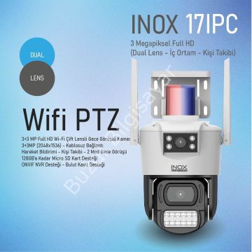 INOX 17 3+3 MP DUAL LENS 2560 × 1440 WIFI IP65 WIFI KAMERA