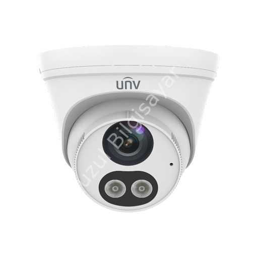 UNIVIEW IPC3612LB-AF28K-WL 2MP 2.8MM 30MT H.265 IP67 DAHİLİ SES COLORHUNTER IP DOME KAMERA