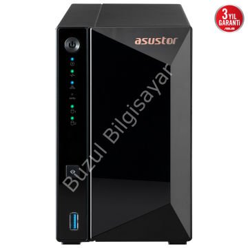 ASUSTOR AS3302T V2 2GB 2 BAY 2.5GB LAN DEPOLAMA ÜNİTESİ