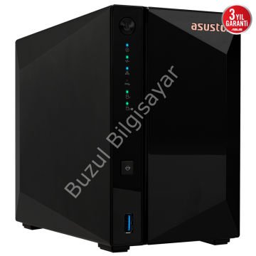 ASUSTOR AS3302T V2 2GB 2 BAY 2.5GB LAN DEPOLAMA ÜNİTESİ