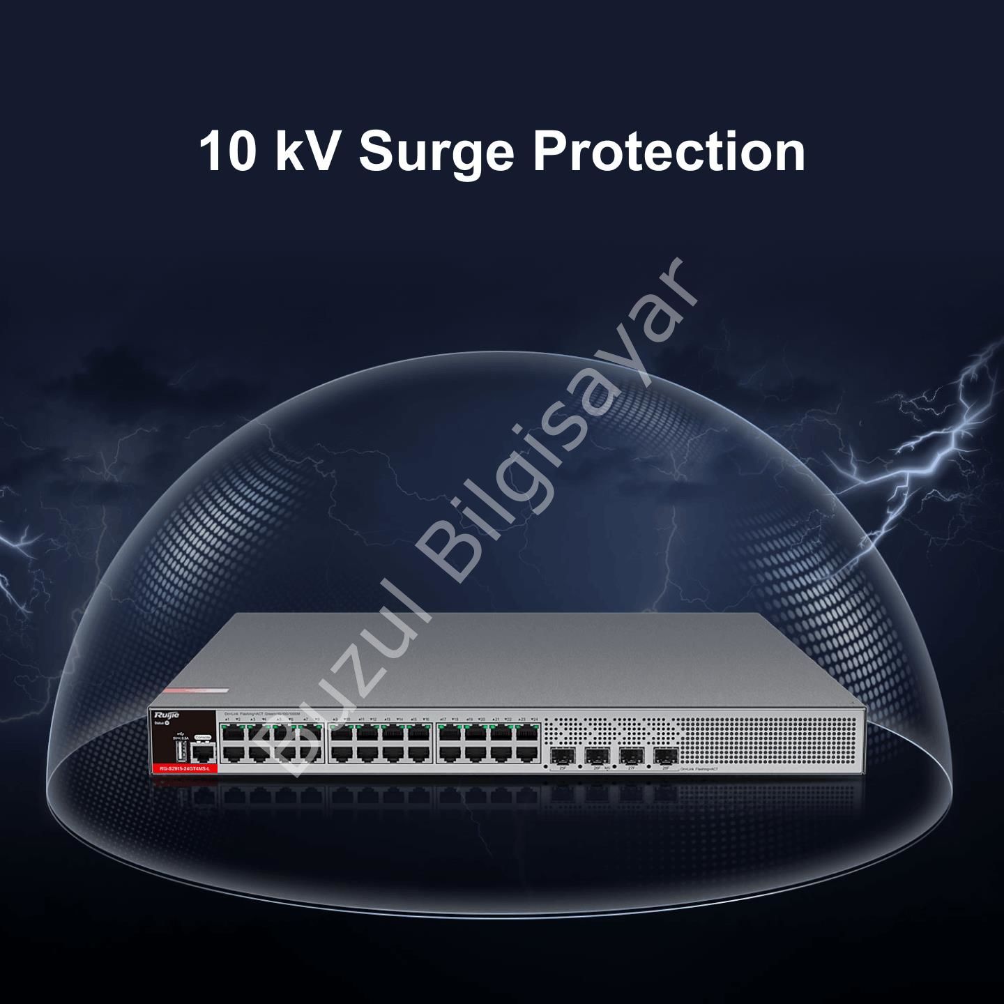 RUIJIE RG-S2915-24GT4MS-L 24 PORT 10/100/1000 4 X SFP YONETILEBILIR RACK MOUNT SWITCH