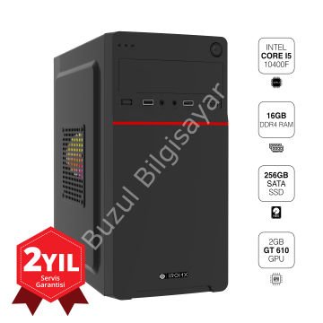 IROMX IRB25-503 I5-10400F 16GB 256GB SSD 2GB GT610 FREEDOS PC