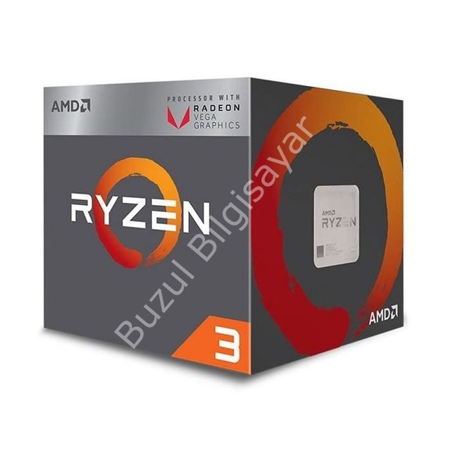 AMD RYZEN 3 3200G 3,60/4GHz 6MB RADEON VEGA8 AM4 İŞLEMCİ 65W