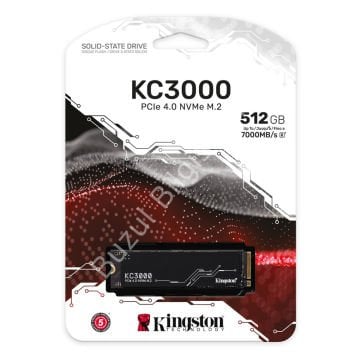 KINGSTON SKC3000S/512G 512GB 7000/3900/Mbs NVMe PCIe M.2 SSD KC3000
