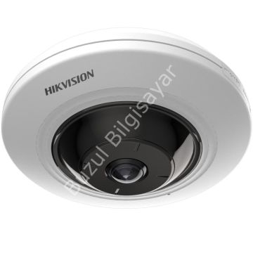 HIKVISION DS-2CD2955G0-ISU 5MP FISHEYE 1.05MM M12 LENS CMOS 8MT BLC, ROI, 3D DNR H.265+/H.265/H.264+/MJPEG IP DOME KAMER