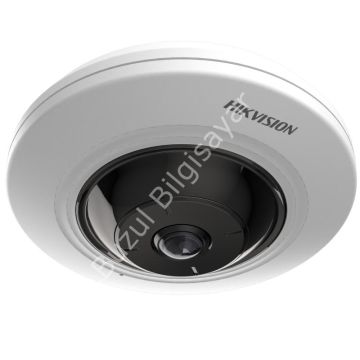 HIKVISION DS-2CD2955G0-ISU 5MP FISHEYE 1.05MM M12 LENS CMOS 8MT BLC, ROI, 3D DNR H.265+/H.265/H.264+/MJPEG IP DOME KAMER