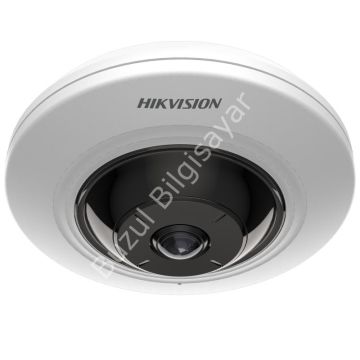 HIKVISION DS-2CD2955G0-ISU 5MP FISHEYE 1.05MM M12 LENS CMOS 8MT BLC, ROI, 3D DNR H.265+/H.265/H.264+/MJPEG IP DOME KAMER