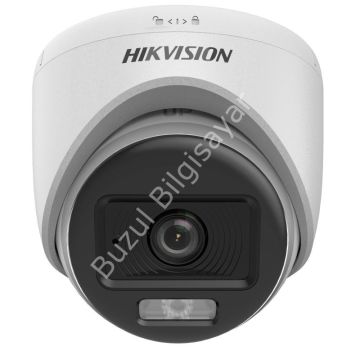 HIKVISION DS-2CE70DF0T-LPFS 2MP 2.8MM COLORVU DAHİLİ SES 20MT SMART HYBRID HD-TVI DOME KAMERA