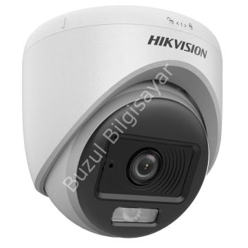 HIKVISION DS-2CE70DF0T-LPFS 2MP 2.8MM COLORVU DAHİLİ SES 20MT SMART HYBRID HD-TVI DOME KAMERA