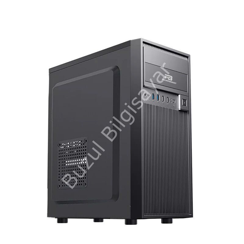 POWER BOOST JBST-VK1651 500W 1x12CM FAN ATX 1xUSB 3.0 / 2xUSB 2.0 1xAUDIO SİYAH KASA