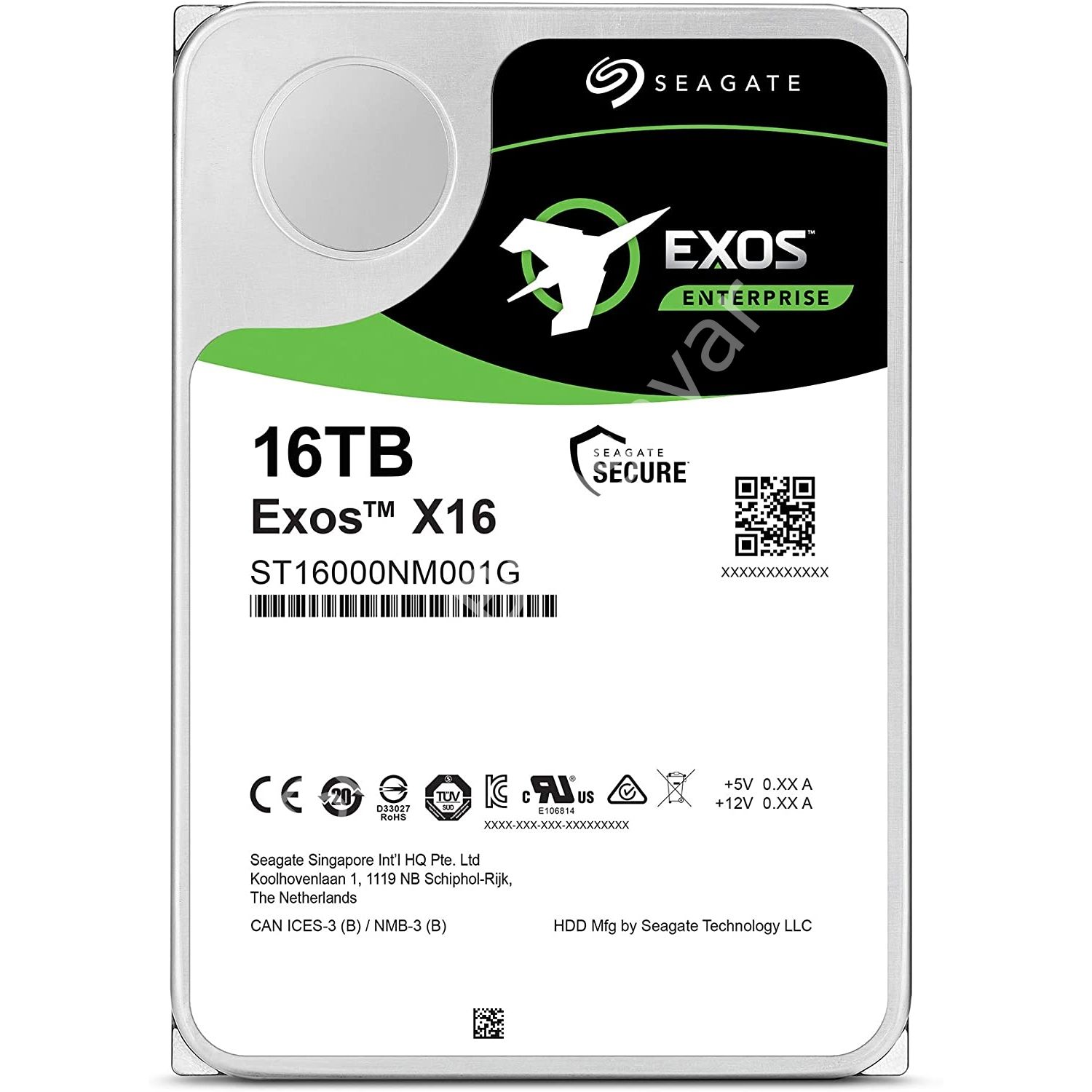 SEAGATE EXOS X16 16TB 7200RPM 512E/4KN SATA3 6Gbit/sn ST16000NM001G HDD