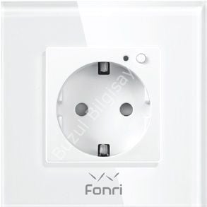 FONRİ WF3-EL3-0401-05 WIFI AKILLI DUVAR PRİZİ GRİ
