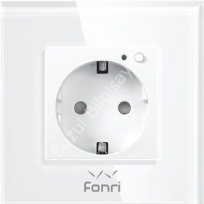 FONRİ WF3-EL3-0401-05 WIFI AKILLI DUVAR PRİZİ GRİ