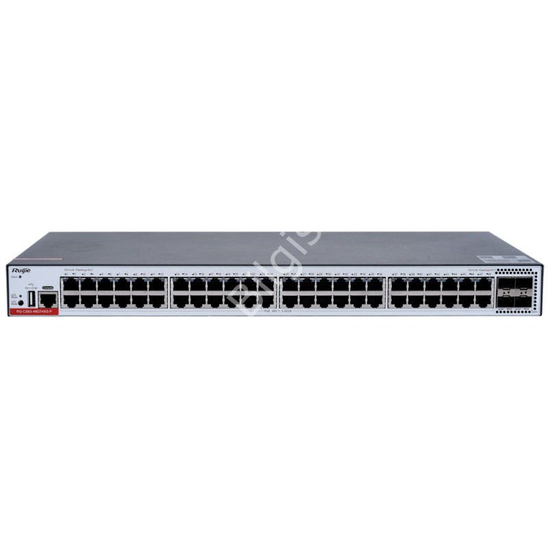 RUIJIE RG-CS83-48GT4XS-P 48 PORT 10/100/1000 48 PORT POE 4-PORT 1G/10G SFP+ 405W LAYER 3 YÖNETİLEBİLİR RACK MOUNT SWITCH