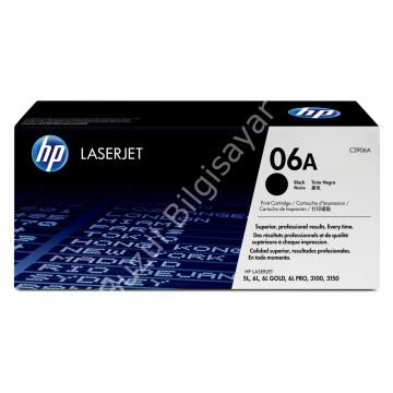HP C3906A 06A SIYAH 1500SY ORJINAL TONER