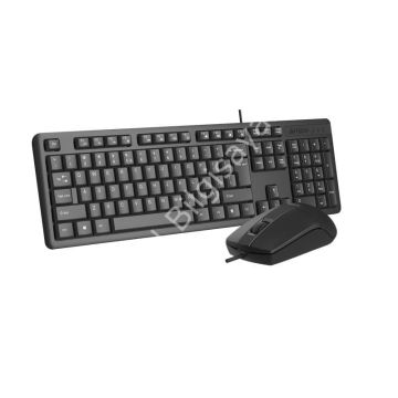 A4 TECH KR-3330 USB MULTİMEDYA SİYAH Q KLAVYE+MOUSE