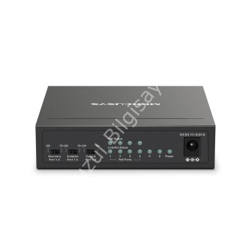 TP-LINK MERCUSYS MS106LP 6 PORT 10/100 4 PORT POE+ YONETILEMEZ DESKTOP SWITCH METAL KASA