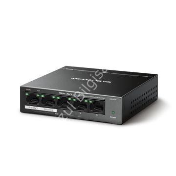 TP-LINK MERCUSYS MS105GP 5 PORT 10/100/1000 4 PORT POE+ YONETILEMEZ DESKTOP SWITCH METAL KASA