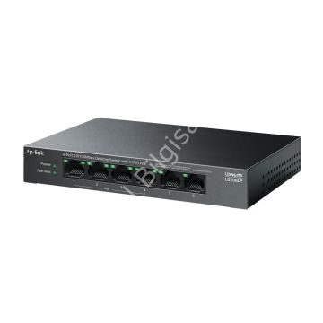 TP-LINK LS106LP 6 PORT 10/100 4 PORT POE+ YONETILEMEZ DESKTOP SWITCH METAL KASA