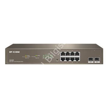 IP-COM IP-G3310F 8 PORT 10/100/1000 2 X SFP CLOUD YÖNETİLEBİLİR RACK MOUNT SWITCH METAL KASA