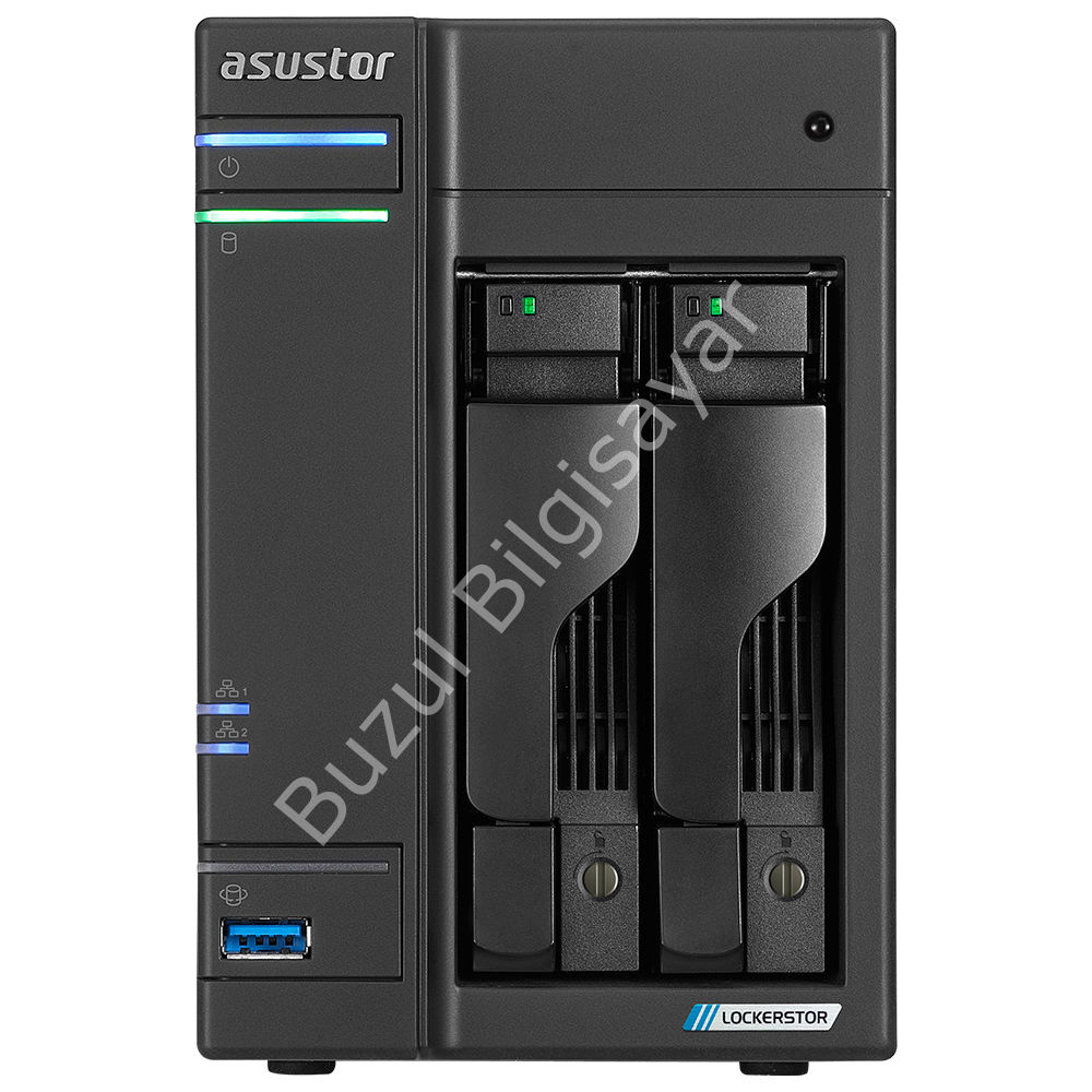 ASUSTOR AS6702T 4GB 2 BAY 1xGLAN DEPOLAMA ÜNİTESİ