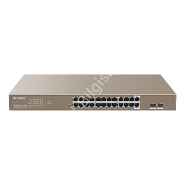 IP-COM IP-G3326P-24-410W 24 PORT 10/100/1000 24 PORT POE 2 X SFP 370W CLOUD YÖNETİLEBİLİR RACK MOUNT SWITCH