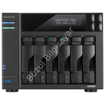 ASUSTOR AS6706T 8GB 6 BAY 1xGLAN DEPOLAMA ÜNİTESİ