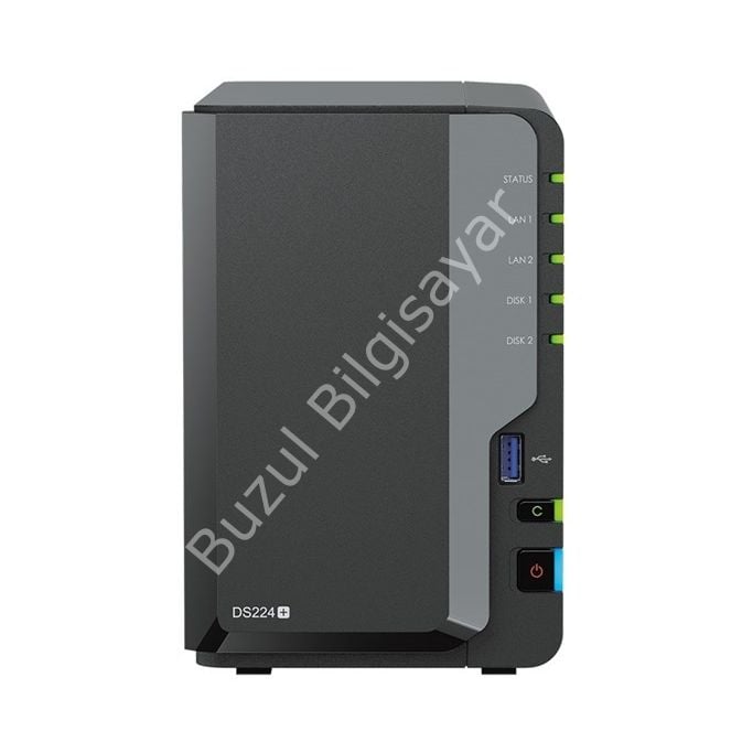 SYNOLOGY DS224PLUS 2 BAY 2xGLAN NAS DEPOLAMA ÜNİTESİ