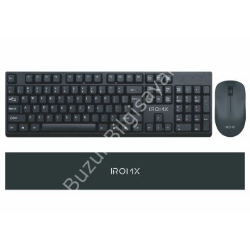 IROMX SW20C TR KABLOSUZ STANDART SİYAH Q KLAVYE+MOUSE