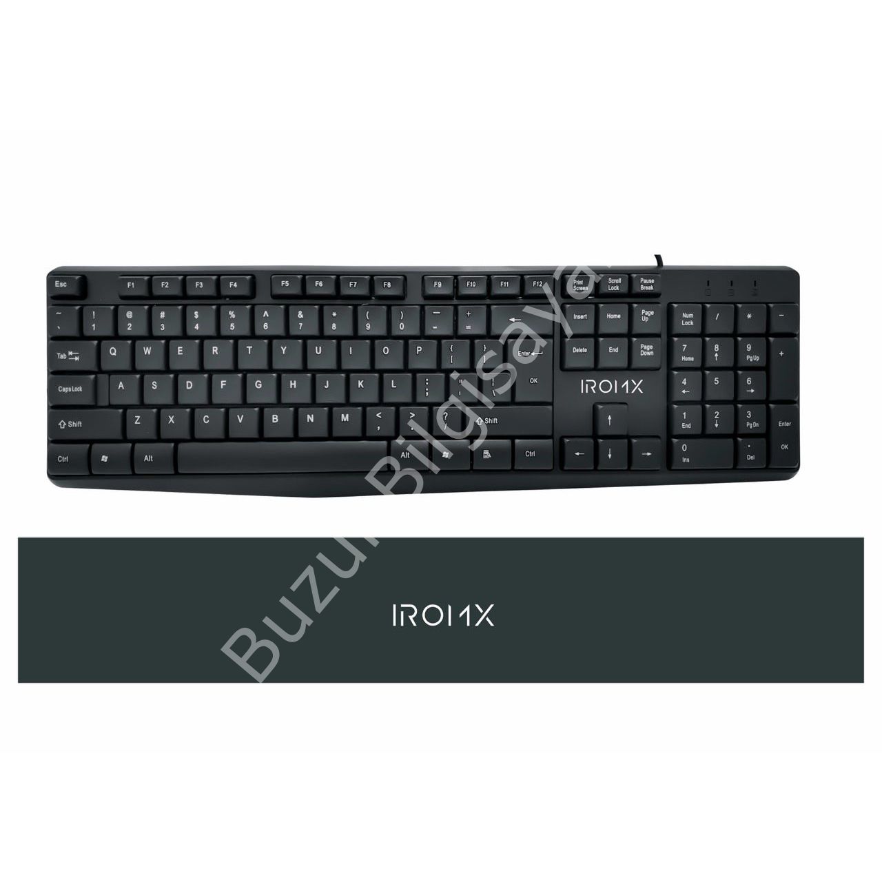 IROMX SK10X TR KABLOLU STANDART SİYAH Q KLAVYE