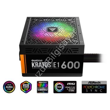 GAMDIAS KRATOS E1-600 600W RGB POWER SUPPLY