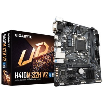 GIGABYTE H410M-S2H-V2 2xDDR4 1xVGA/1xHDMI/1xDVI-D 1xGLAN 1xM.2 1200Pin ANAKART