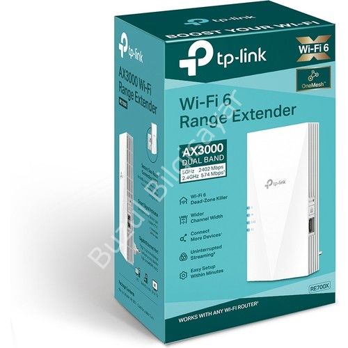 TP-LINK RE700X WIFI6 1GLAN 2.4/5GHz INDOOR RANGE EXTENDER