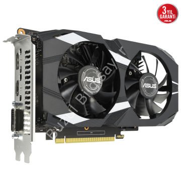 ASUS DUAL-GTX1650-O4GD6-P-V2 4GB GDDR6 128Bit DVI/HDMI/DP