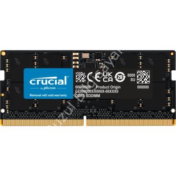 CRUCIAL 16GB 5200MHz DDR5 KUTULU CT16G52C42S5 NOTEBOOK RAM