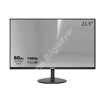 TECHNOPC TPL22V-Y 21.5'' 6.5MS 1920x1080 VGA/HDMI VESA 60HZ SİYAH LED MONITOR
