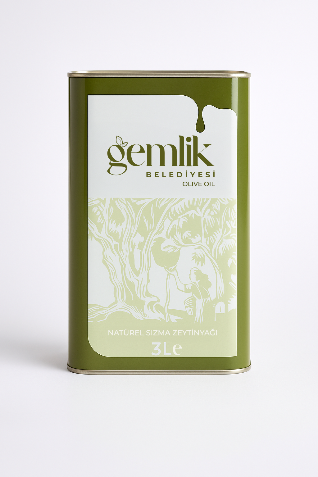 3 Lt Naturel Sızma Zeytinyağı