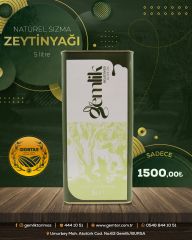 5 Lt Naturel Sızma Zeytinyağı
