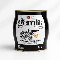 2 kg Gemlik Siyah Zeytin (261-290 kalibre)