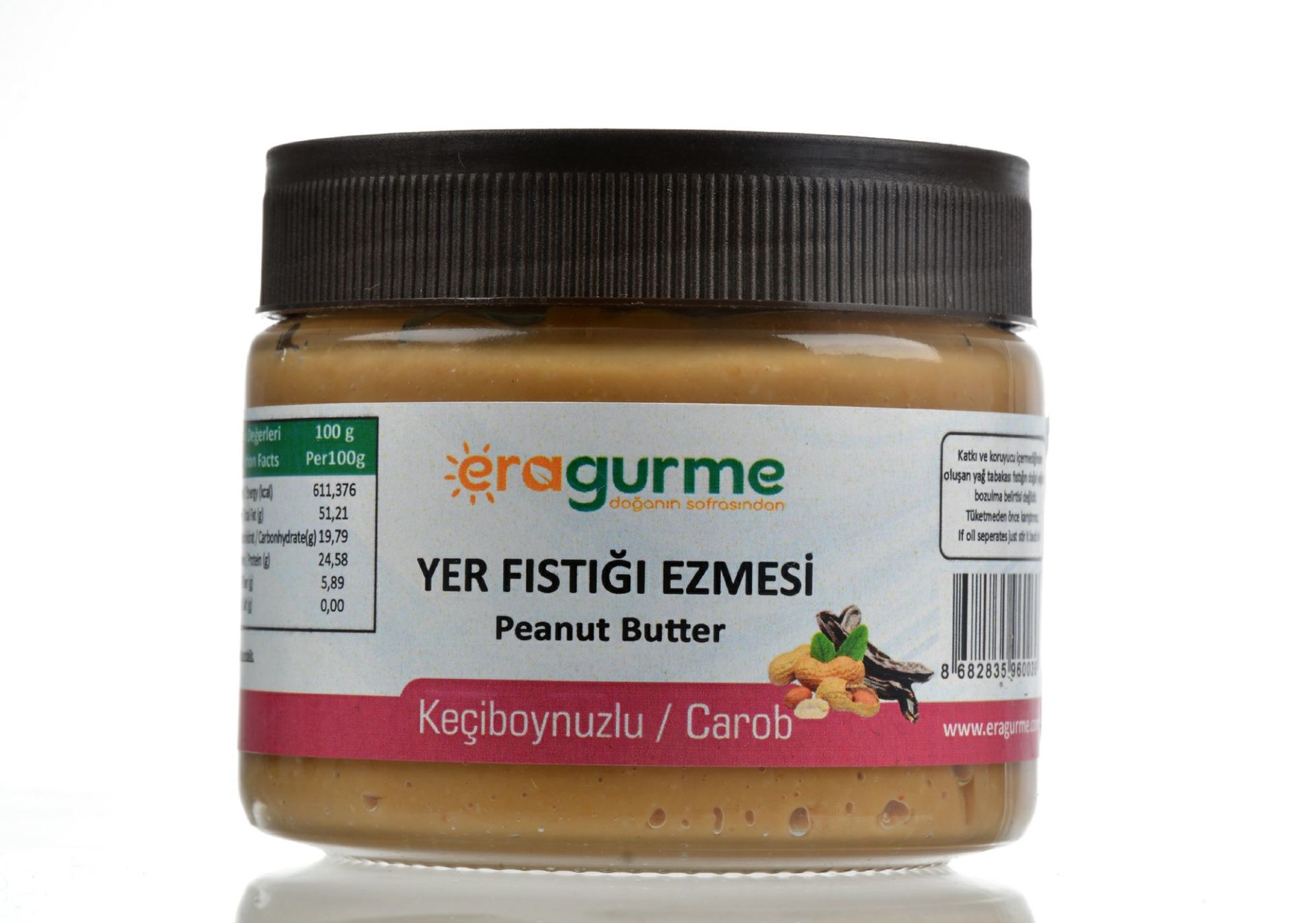 ERA Gurme Keçiboynuzlu Yer Fıstığı Ezmesi 260 Gr