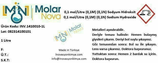 %48 Sodyum Hidroksit Solüsyonu