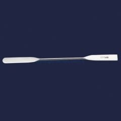 İSOLAB 047.07.210 spatül - paslanmaz çelik - çift uçlu - düz - 210 mm
