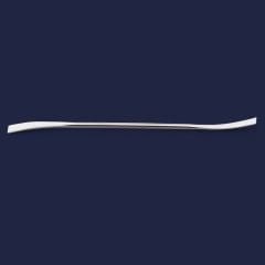 İSOLAB 047.03.180 spatül - paslanmaz çelik - eğimli - 180 mm