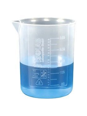 ISOLAB Beher - P.P - Kısa Form - Kabartma Skala - 100 ml / 1 Adet