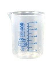 ISOLAB Beher - P.P - Kısa Form - Mavi Skala - 50 ml