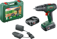 Bosch UniversalDrill 18 Çift Akülü Delme Vidalama Makinesi (2 x 1,5Ah)