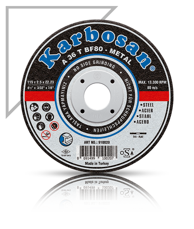 KARBOSAN 100x2.5x16 METAL KESME TAŞI 910010